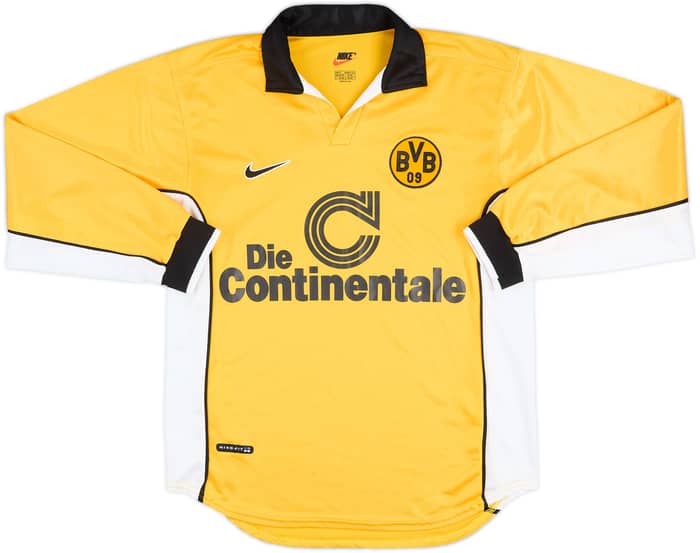 1998-00 Borussia Dortmund Local Manga Larga Camiseta - 8/10 - (S)