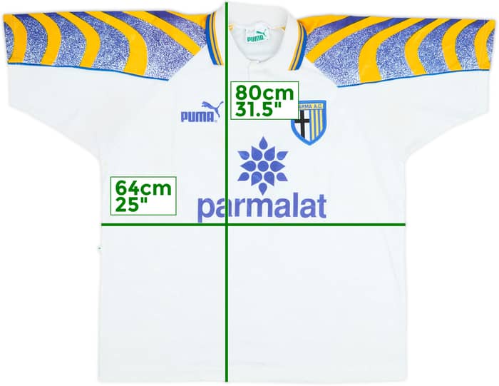 Camiseta de local del Parma 1995-97 - 7/10 - (3XL)