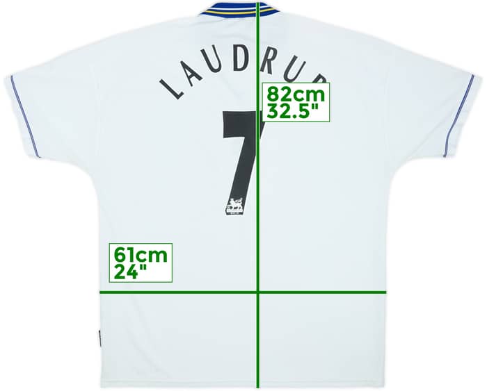 1998-00 Chelsea Away Shirt Laudrup #7 - 7/10 - (XL)