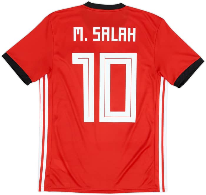 2018-19 Egypt Home Shirt Salah #10 - 9/10 - (S)