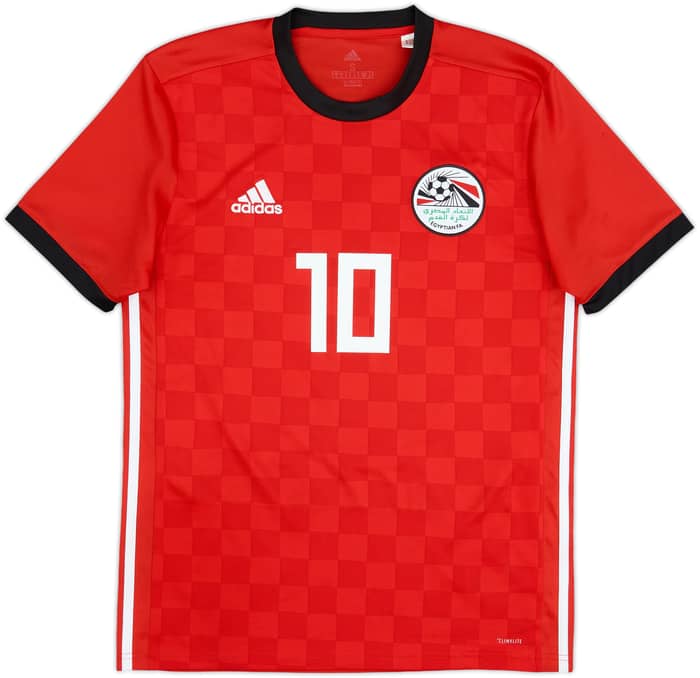 2018-19 Egypt Home Shirt Salah #10 - 9/10 - (S)