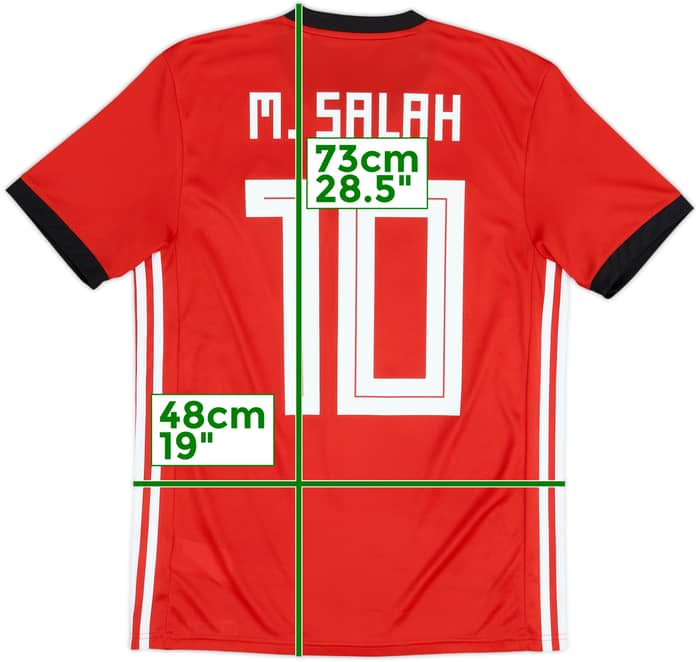 2018-19 Egypt Home Shirt Salah #10 - 9/10 - (S)