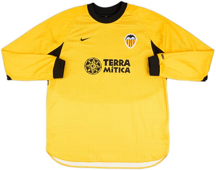 2000-01 Valencia Champions League GK Shirt Canizares #1 - 6/10 - (XL)