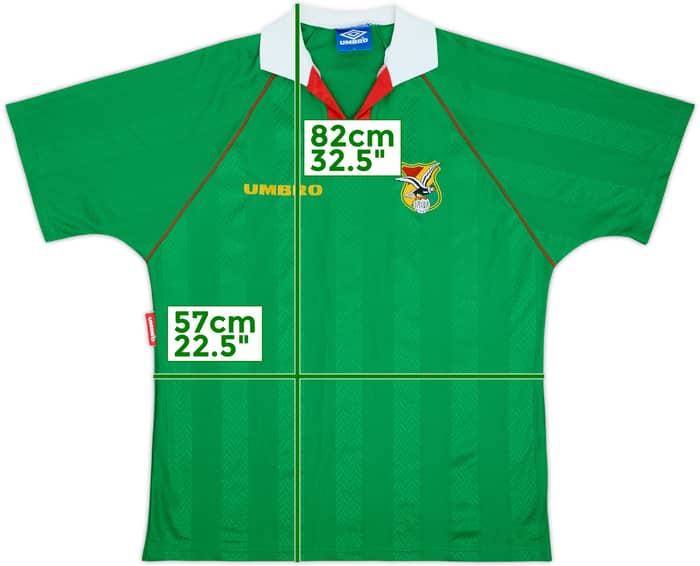 1994 Bolivia Home Shirt - 9/10 - (XL)