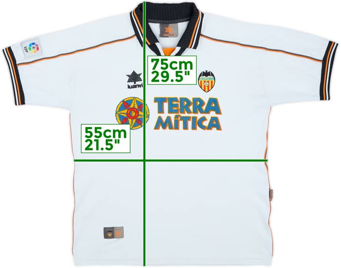 1999-00 Valencia Home Shirt - 5/10 - (M)