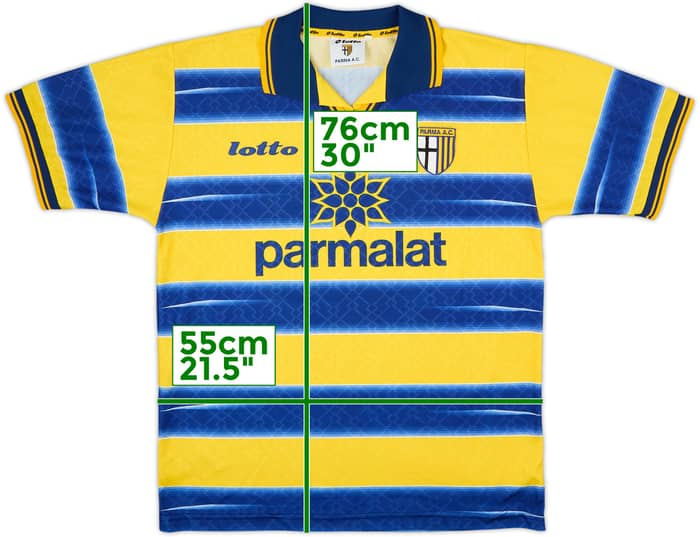 1998-99 Parma Home Shirt - 8/10 - (L)