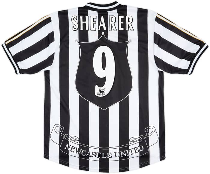 1997-99 Newcastle Home Shirt Shearer #9 - 8/10 - (L)