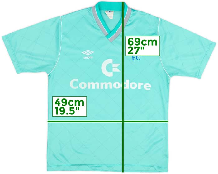 Camiseta de visitante del Chelsea 1987-89 - 9/10 - (S)