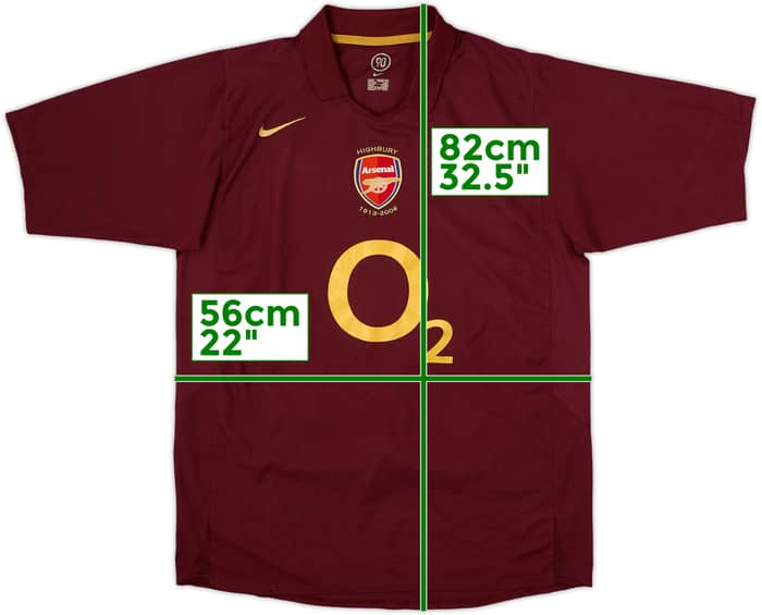 2005-06 Arsenal Home Shirt - 5/10 - (L)