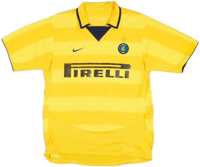 2003-04 Inter Milan Away Shirt J.Zanetti #4 - 5/10 - (S)