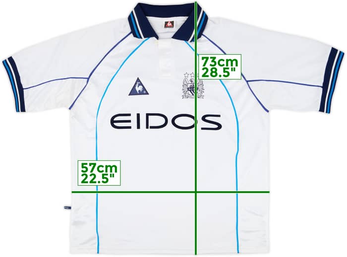 1999-00 Manchester City Away Shirt - 8/10 - (L)