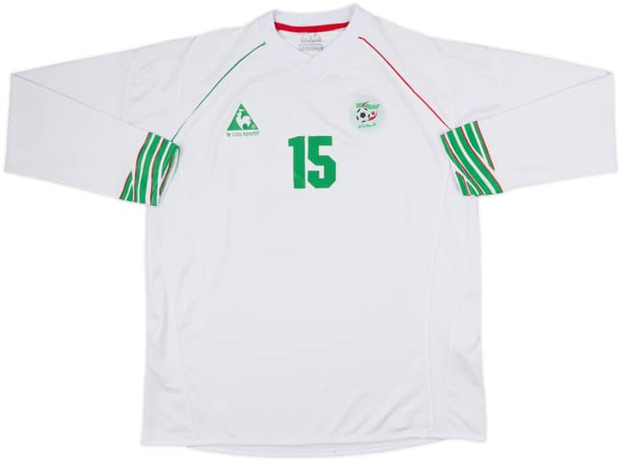 2008-10 Algeria Home L/S Shirt Ziani #15 - 8/10 - (L)