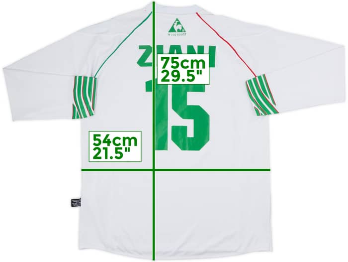 2008-10 Algeria Home L/S Shirt Ziani #15 - 8/10 - (L)