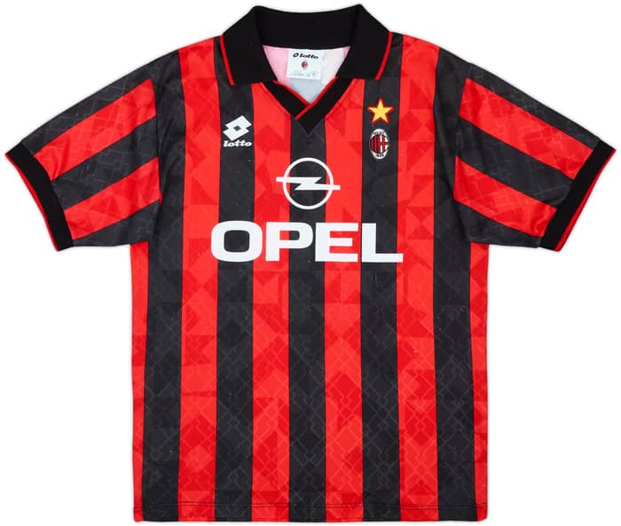 1995-96 AC Milan Home Shirt - 5/10 - (L)