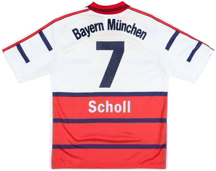 1998-00 Bayern Munich Away Shirt Scholl #7 - 9/10 - (S)