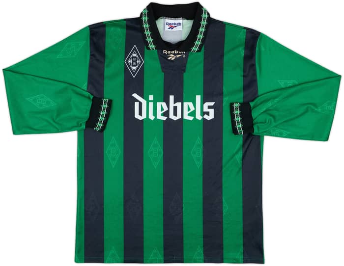 1995-96 Borussia Monchengladbach Away L/S Shirt - 6/10 - (M)