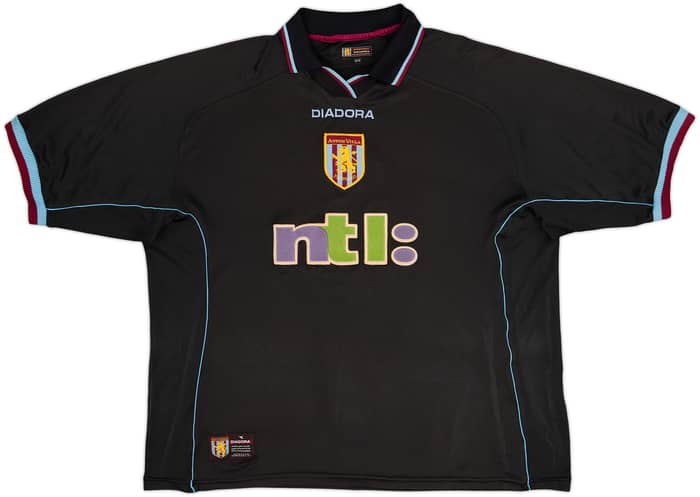 Camiseta de visitante del Aston Villa 2000-01 #9 - 8/10 - (XL)