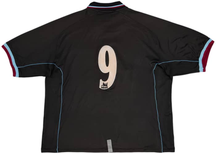 Camiseta de visitante del Aston Villa 2000-01 #9 - 8/10 - (XL)