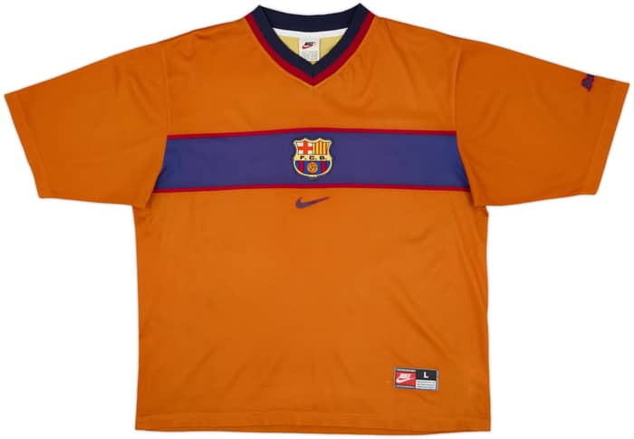 1998-00 Barcelona Basic Third Shirt Rivaldo #11 - 6/10 - (L)