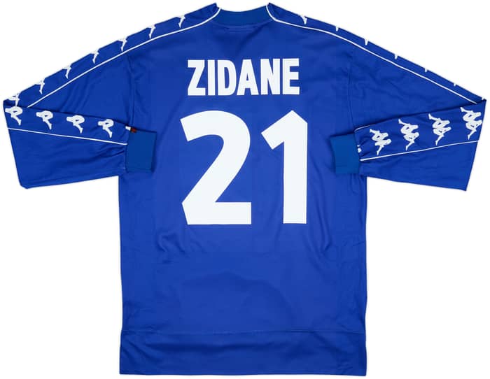 1999-00 Juventus Third L/S Shirt Zidane #21 - 8/10 - (L)