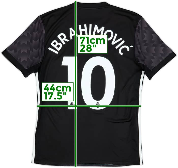 2017-18 Manchester United Away Shirt Ibrahimovic #10 - 5/10 - (S)