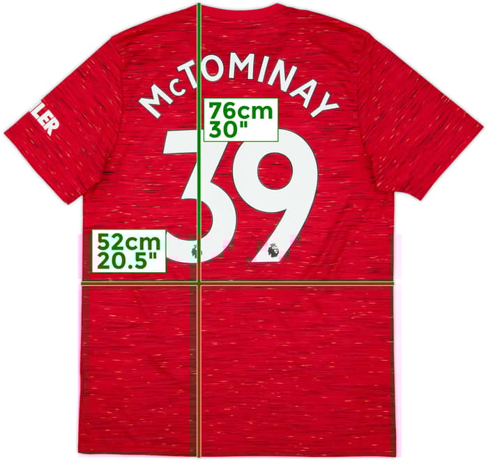Camiseta de local del Manchester United 2020-21 McTominay #39 - 9/10 - (L)