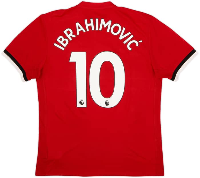 2017-18 Manchester United Home Shirt Ibrahimovic #10 - 5/10 - (M)