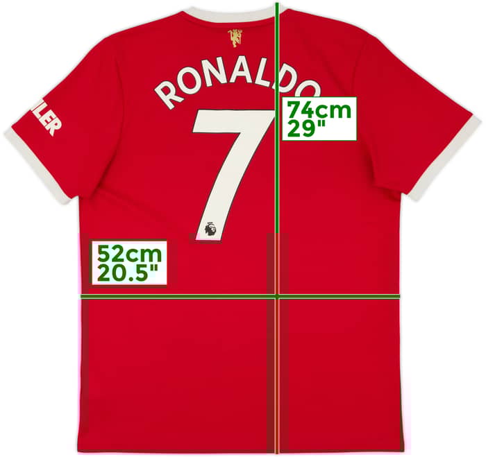 2021-22 Manchester United **Camiseta local** Ronaldo #7 - 6/10 - (L)