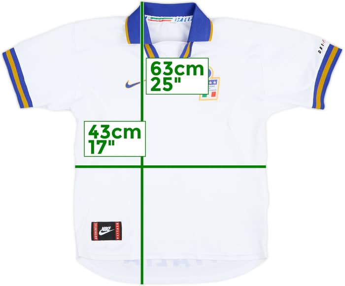 1996-97 Italy Away Shirt - 7/10 - (L.Boys)
