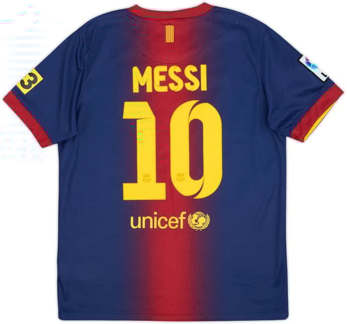 2012-13 Barcelona Home Shirt Messi #10 - 8/10 - (L.Boys)