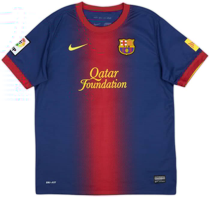 2012-13 Barcelona Home Shirt Messi #10 - 8/10 - (L.Boys)