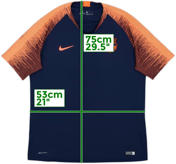 2018-19 Barcelona Vaporknit Nike Training Shirt - 6/10 - (L)