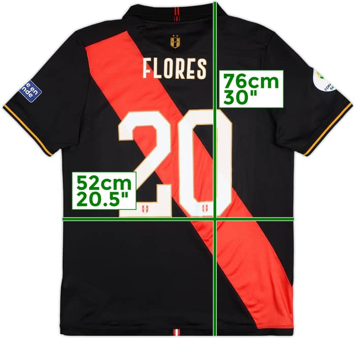 2019 Peru Away Shirt Flores #20 - 8/10 - (XL)