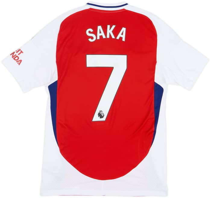 2024-25 Arsenal Home Shirt Saka #7 - 7/10 - (S)