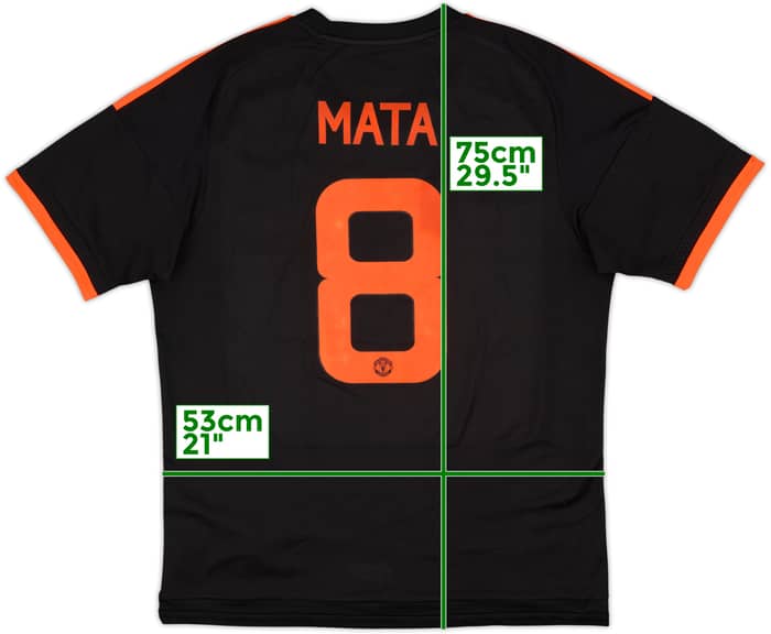 2015-16 Manchester United Third Shirt Mata #8 - 7/10 - (L)