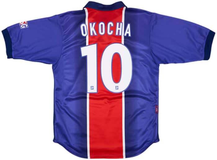 1998-99 Paris Saint-Germain Home Shirt Okocha #10 - 9/10 - (S)