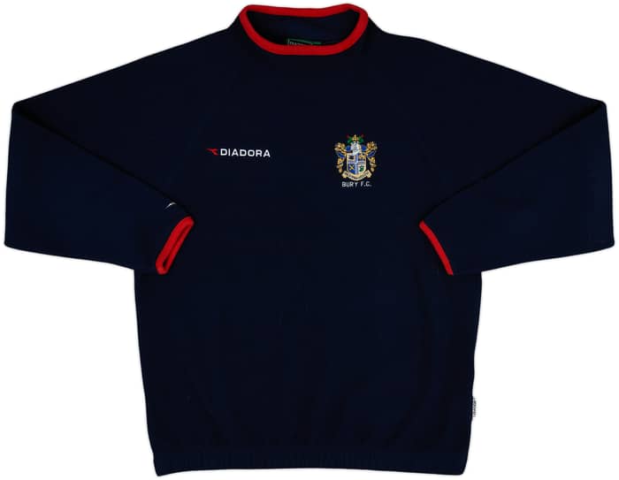 2000-01 Bury Diadora Fleece Drill Top - 9/10 - (M)