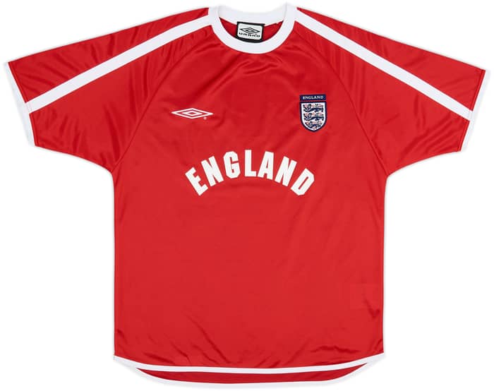 Camiseta de entrenamiento Umbro de Inglaterra 2000-02 - 10/10 - (S)
