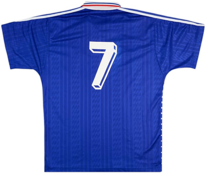 1994-96 France Home Shirt #7 - 8/10 - (L/XL)
