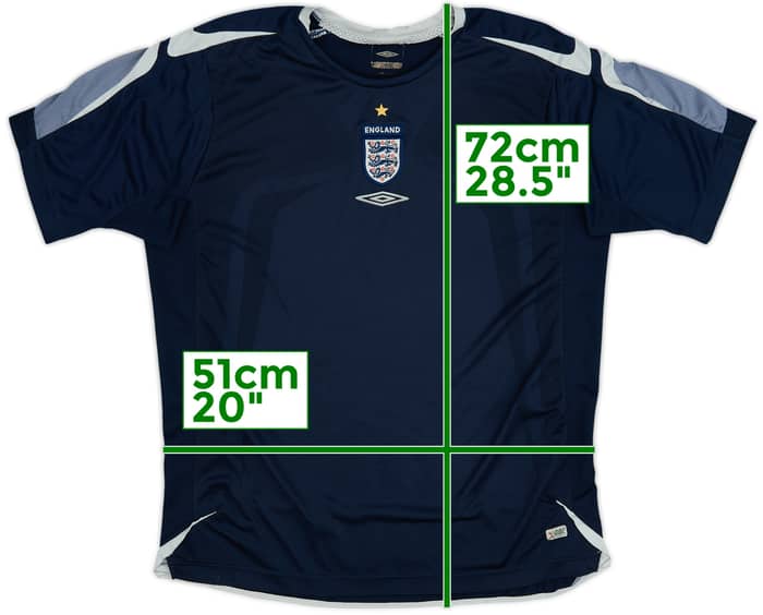 2004-06 England Umbro Training Shirt - 7/10 - (L)