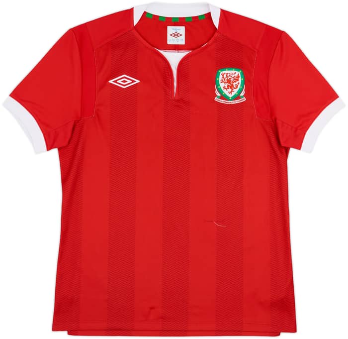 2011-12 Wales Home Shirt - 8/10 - (S)