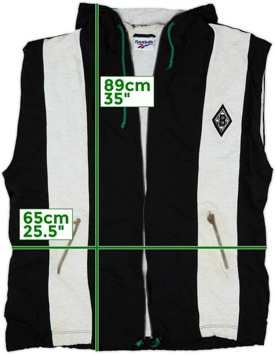 1995-96 Borussia Monchengladbach Reebok Hooded Gilet - 4/10 - (XXL)