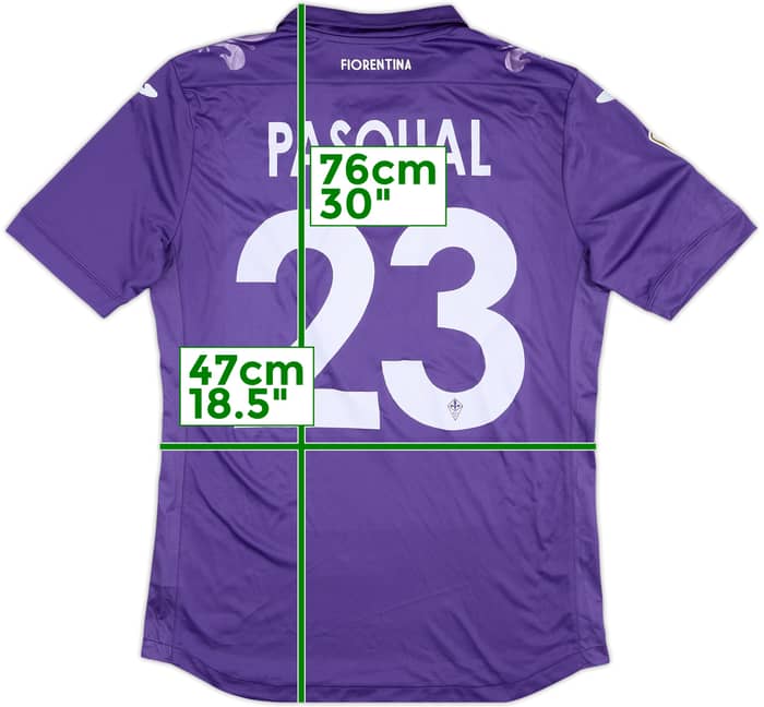 2013-14 Fiorentina Home Shirt Pasqual #23 - 7/10 - (M)