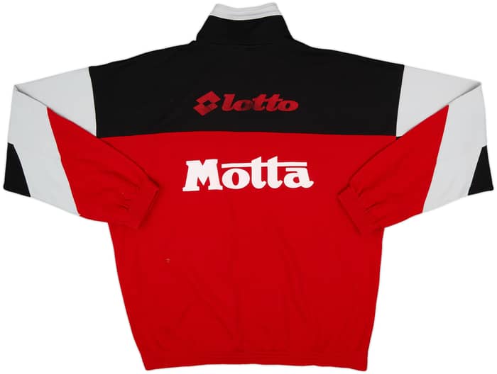 1993-94 AC Milan Lotto 1/4 Zip Track Jacket - 5/10 - (L)
