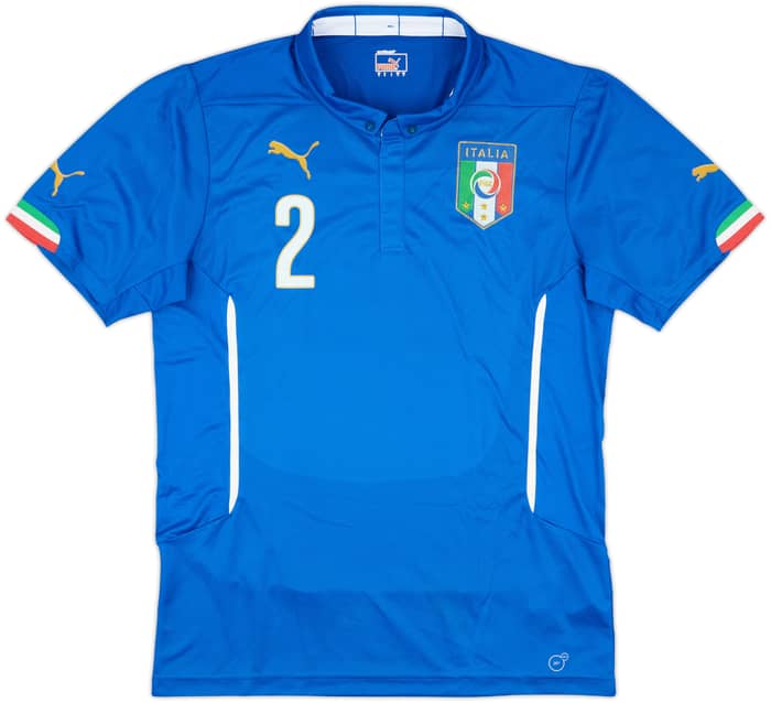 2014-15 Italy Match Issue Home Shirt #2 (Marcolin)