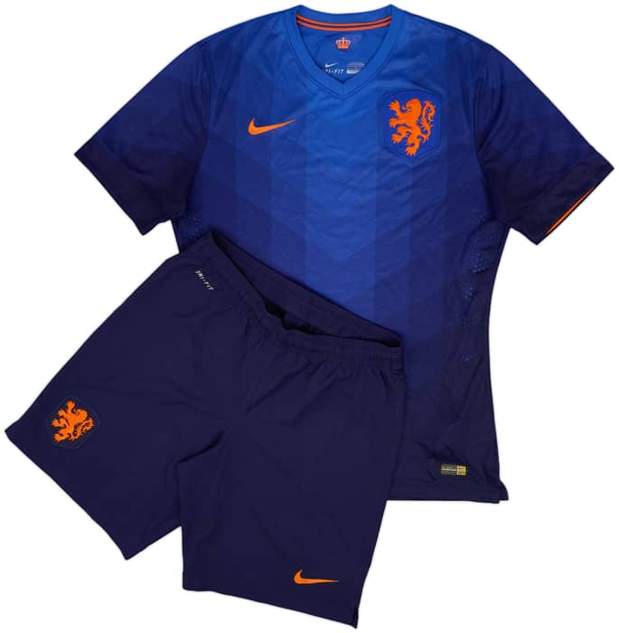 2014-15 Netherlands Authentic Away Shirt & Shorts - 8/10 - (L)