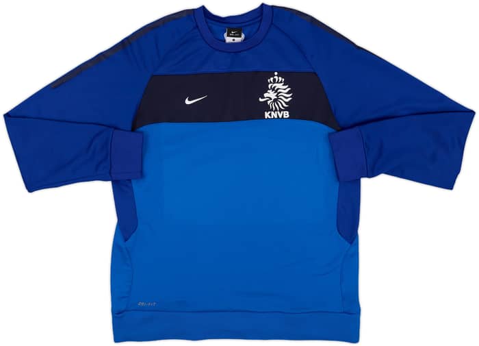 2010-11 Netherlands Nike Sweat Top - 8/10 - (L)