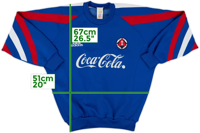 1999-00 South China AA adidas Sweat Top - 8/10 - (S)