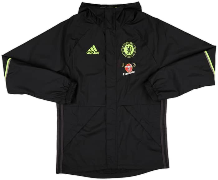 2016-17 Chelsea adidas Hooded Rain Jacket - 6/10 - (S)