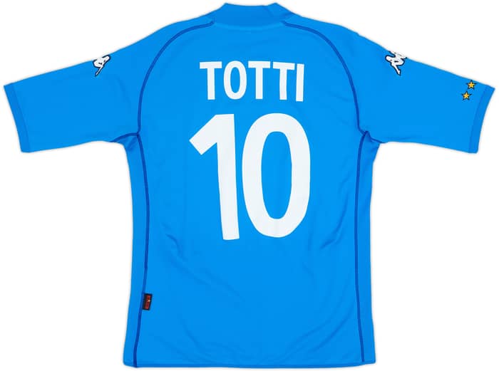 2002 Italy Home Shirt Totti #10 - 6/10 - (M)